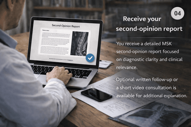 Receive your second-opinion report